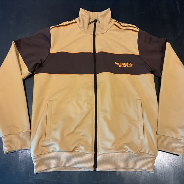 M) 아디다스 오리지널 트랙탑 베이지 브라운