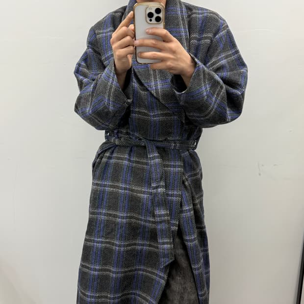 VASSARETTE 체크 코트