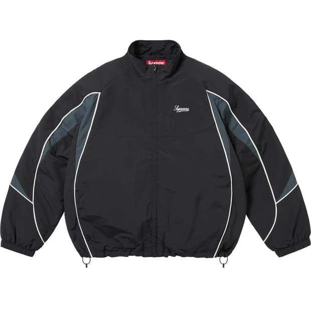supreme contrast piping track jacket