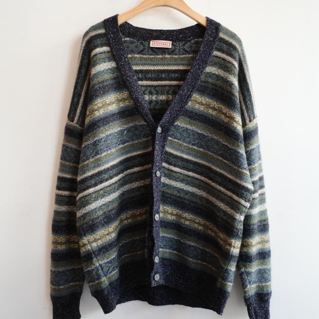 STEFANEL 패턴 가디건 (MADE IN ITALY) 