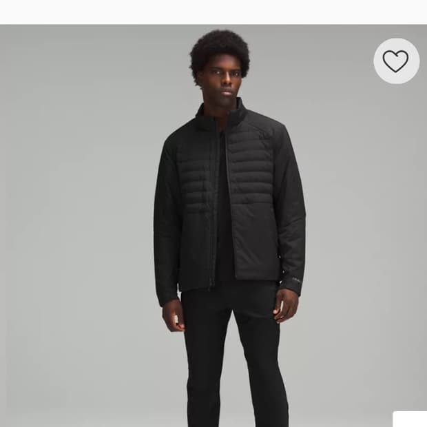 룰루레몬 다운 포 잇 블랙 L 새상품