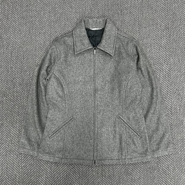 쉽스 퀼티드 울 자켓 v0988