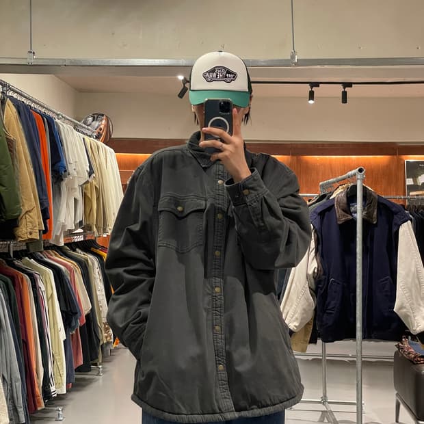 빈티지 쉐르파 셔츠 자켓  