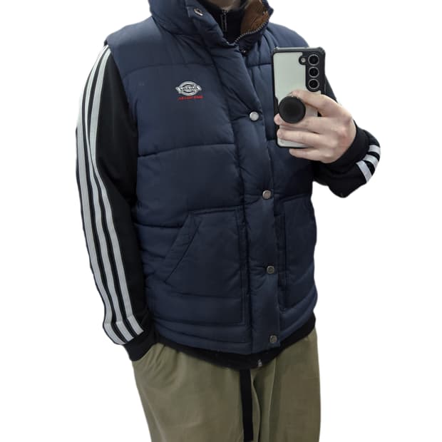 SM 95) 디키즈 코듀로이 배색 패딩조끼