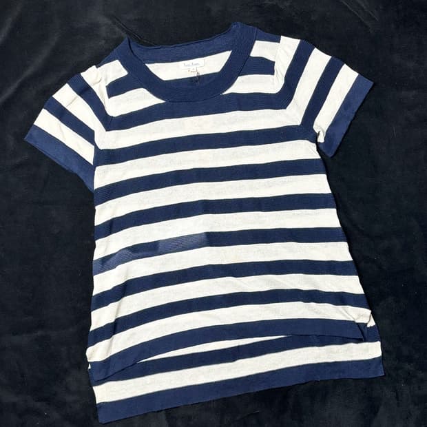 일본빈티지 클래식 니트 반팔티