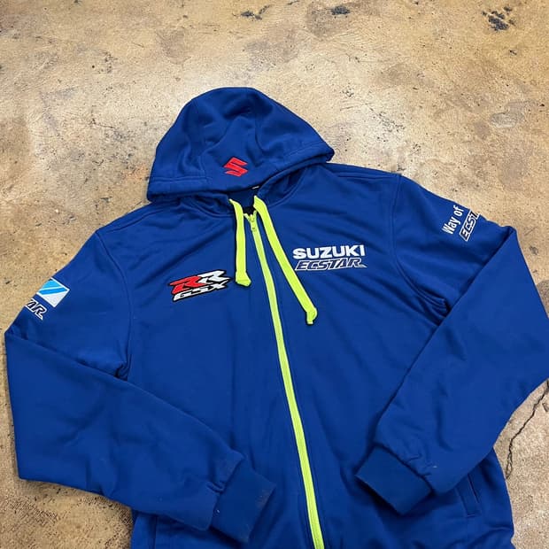 [정품/XL] 팀 스즈키 레이싱 후드 집업 b19