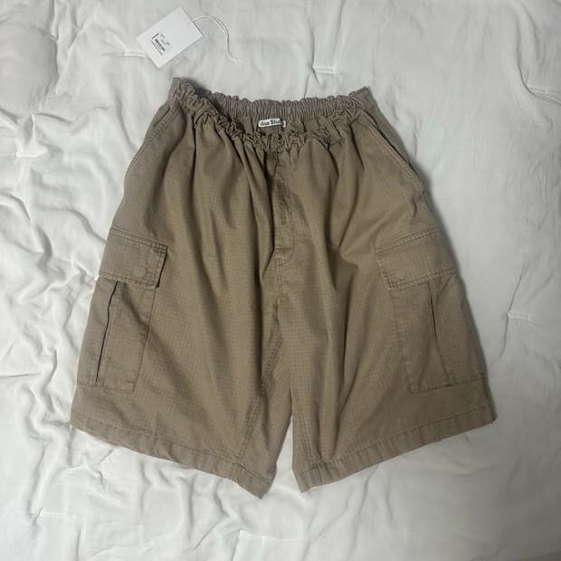 [48] 아크네 립스탑 카고 버뮤다 쇼츠