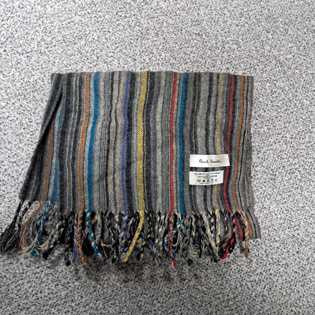 폴스미스 멀티 스트라이프 울 캐시미어 머플러