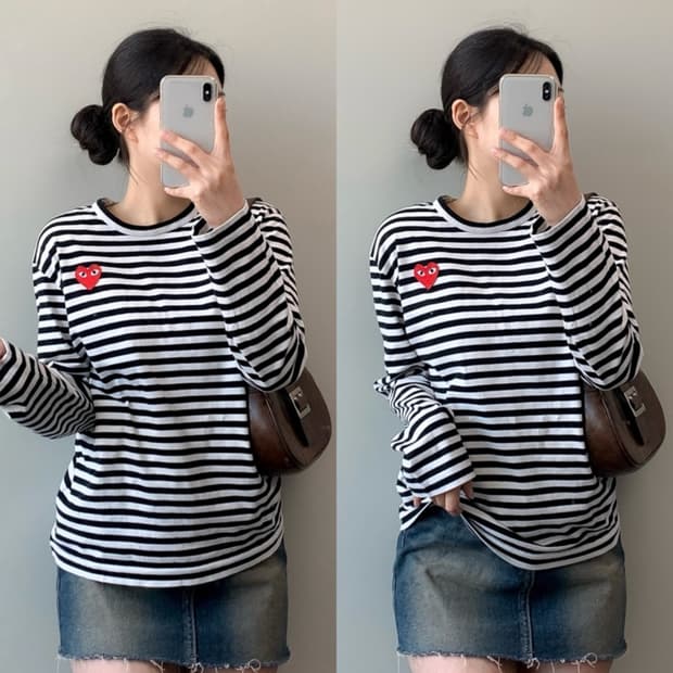 꼼데가르송 롱슬리브