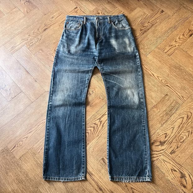 [32]리바이스 USA 517 빈티지 페이딩 플레어핏 데님 팬츠