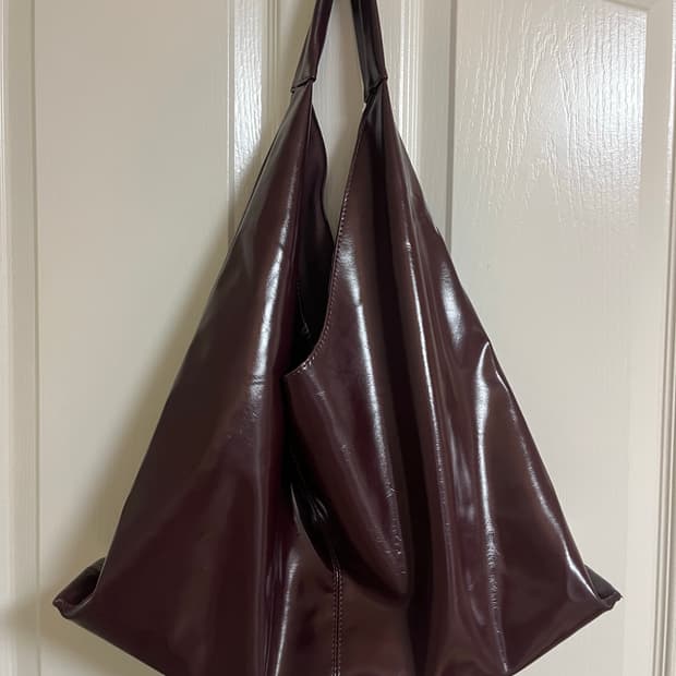 샵사이다 버건디 숄더 보부상백 ANTIQUE LARGE CAPACITY