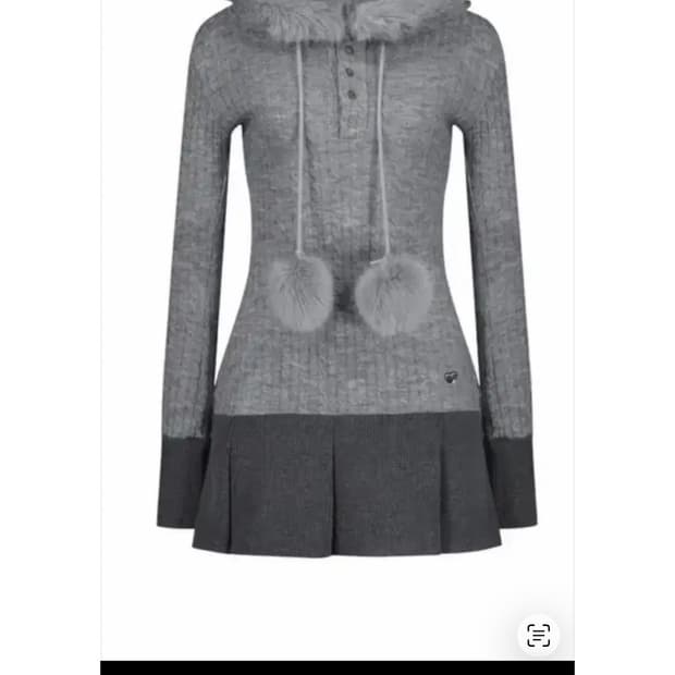 포어링 스노우볼 원피스 