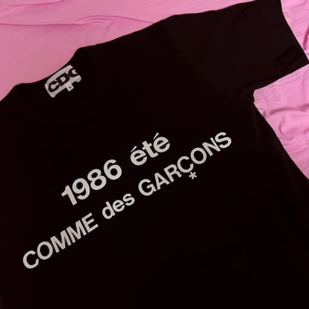 꼼데가르송 1986 반팔