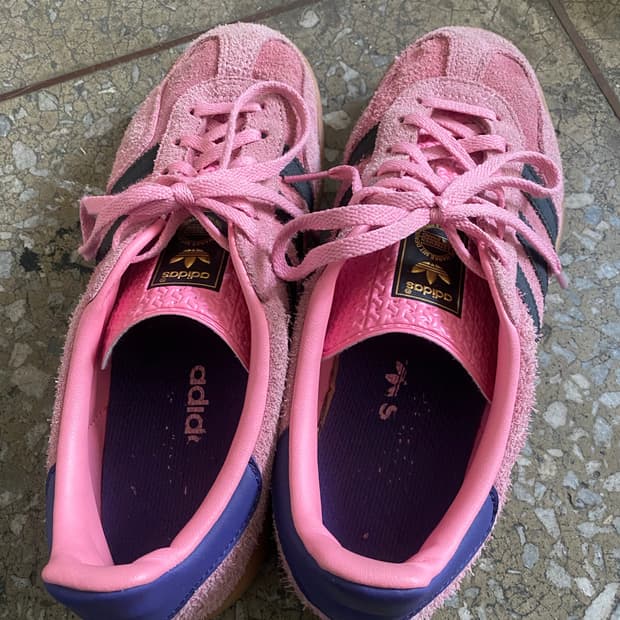 아디다스 가젤 핑크 스웨이드 250mm