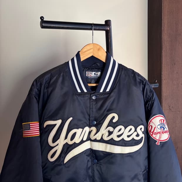 15447 - G-III 뉴욕 양키스 바시티 자켓