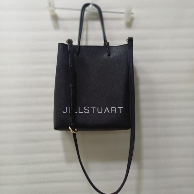 정품 질스튜어트 페이퍼백 가죽 가방 토트백 크로스백 블랙 사랑봉봉