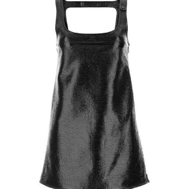 꾸레쥬 courreges 리데이션 스퀘어넥 원피스