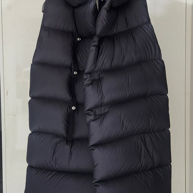 릭오웬스 구스다운 후드 라이너 패딩