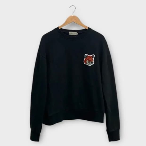 빅 폭스헤드 맨투맨 블랙 L