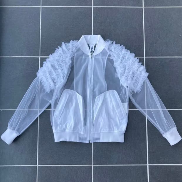 (S)꼼데가르송 시스루 블루종