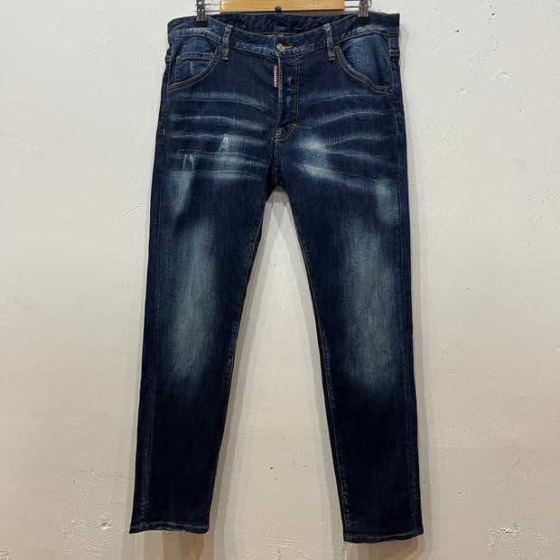디스퀘어드2 워싱 디스 데님팬츠 Made in ITALY