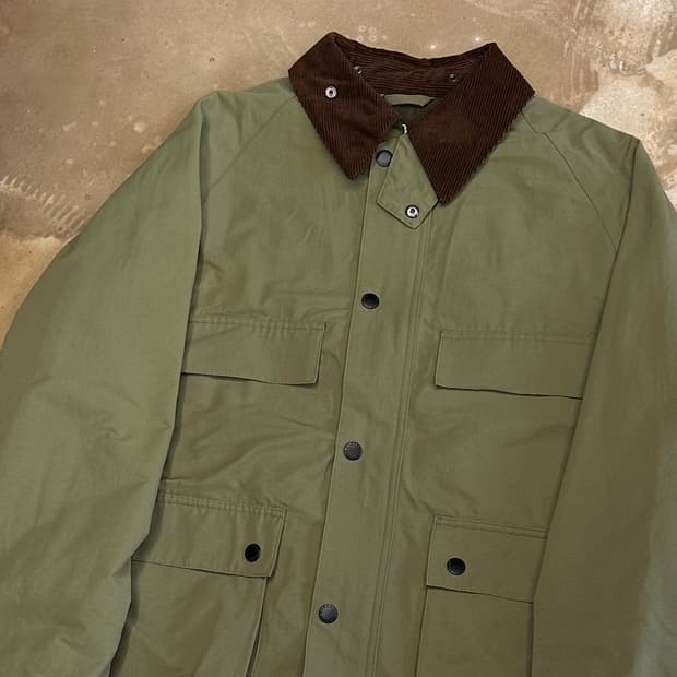 40 새상품 바버 슈거럼프 베데일피치드 자켓