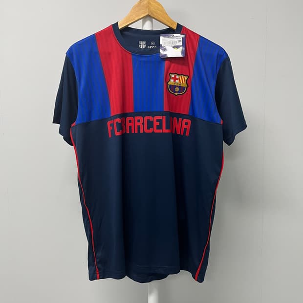 [M] [미사용] 바르셀로나 메시 반팔티셔츠 트레이닝 웨어