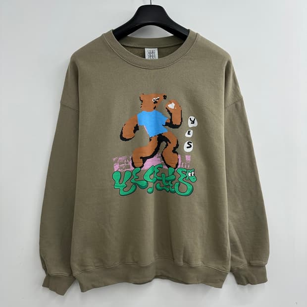 95 예스아이씨 남자 루즈핏 맨투맨