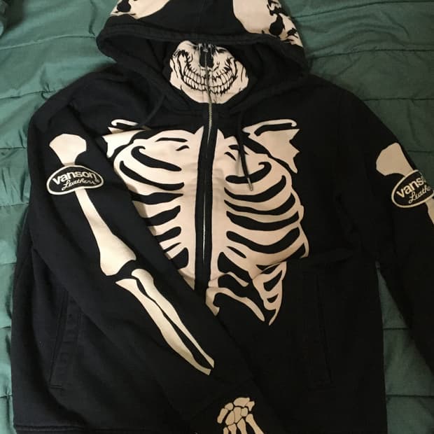 밴슨 레터스 본 후드집업 Vanson Leathers 