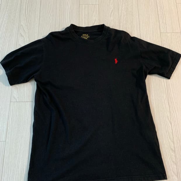 폴로 랄프로렌 블랙 반팔 티셔츠