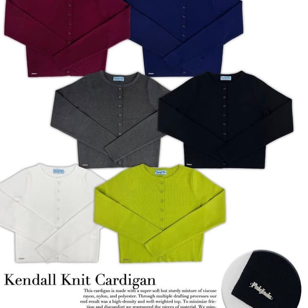 페일제이드 켄달 가디건 버건디