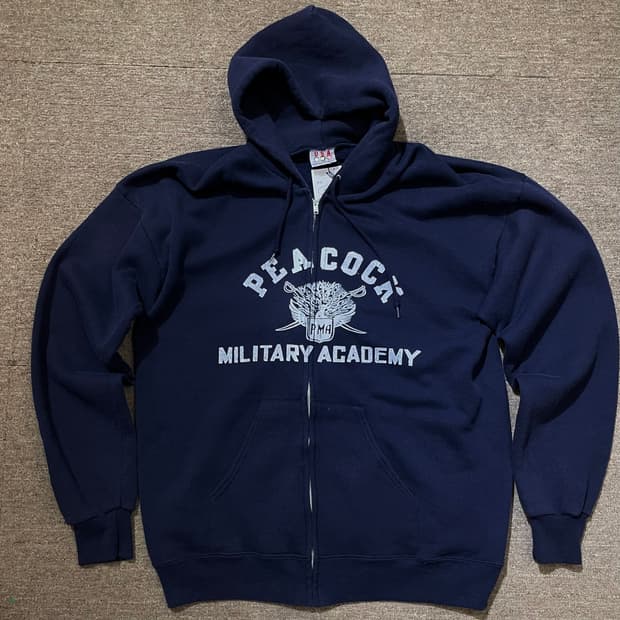 (XL) 90s USA 아메리칸 빈티지 밀리터리 프린팅 후드집업