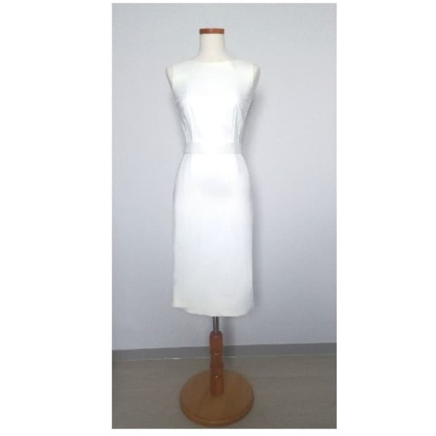 Dolce&Gabbana 화이트 미디 원피스 IT38