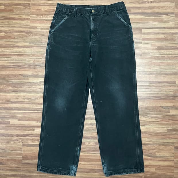 칼하트 싱글니 b11 블랙 카펜터 워크팬츠 34