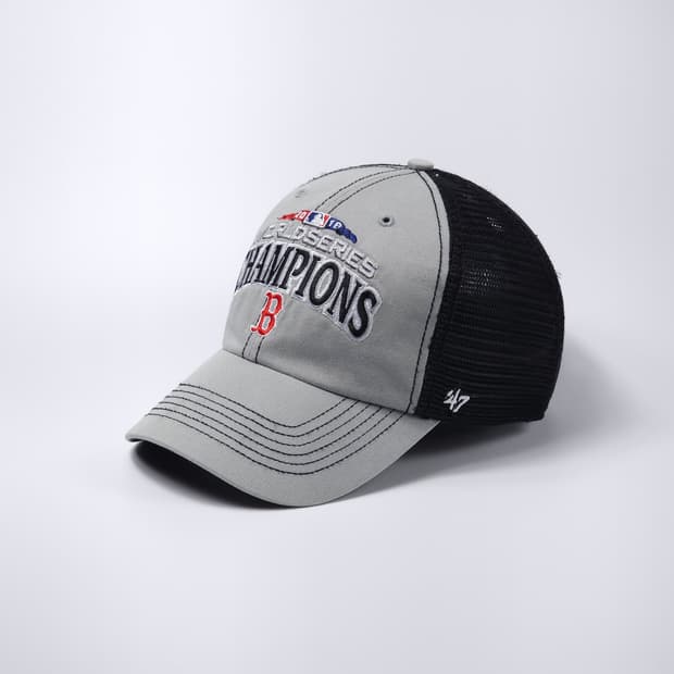 47 2018 보스턴 월드 시리즈 우승 기념 MLB 메쉬 볼캡 모자