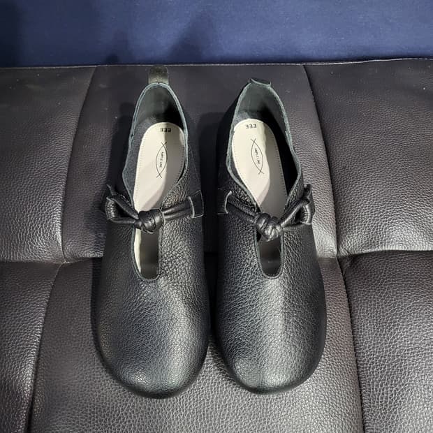 앰플라인 메리제인 양가죽 슈즈(새상품)