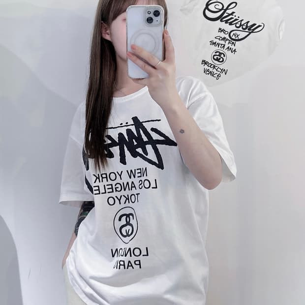 스투시 월드투어 반팔