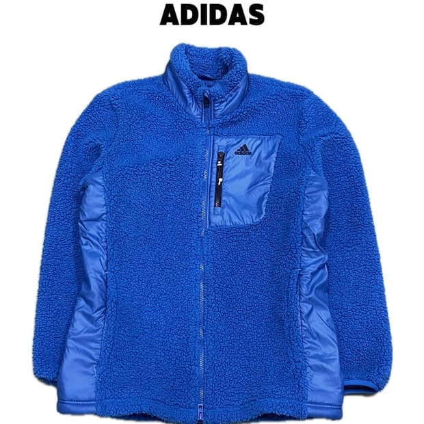 (L) 아디다스 셰르파 양털 뽀글이 후리스 자켓