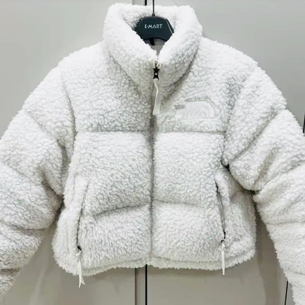 정품 노스페이스 하이파일 눕시 가데니아 뽀글이 L