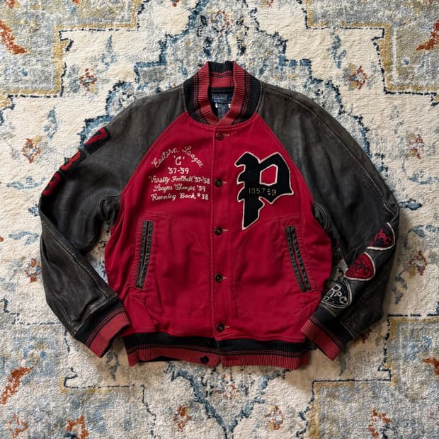 Polo Ralph Lauren Leather Varsity Jacket