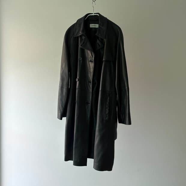  ▫️Ck Leather Double Coat