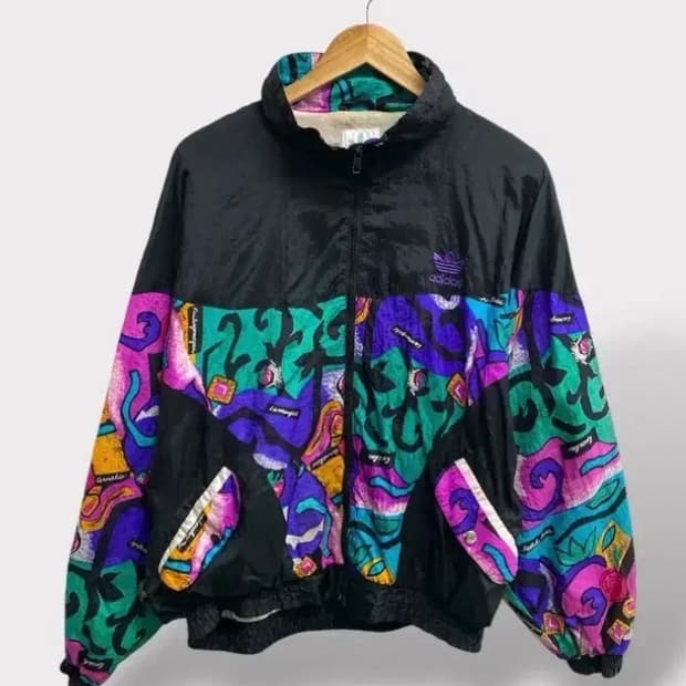 아디다스 올드스쿨 바람막이 자켓 free