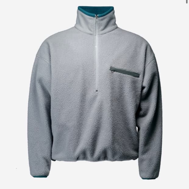 너티새비지 mid pile half zip fleece 2사이즈