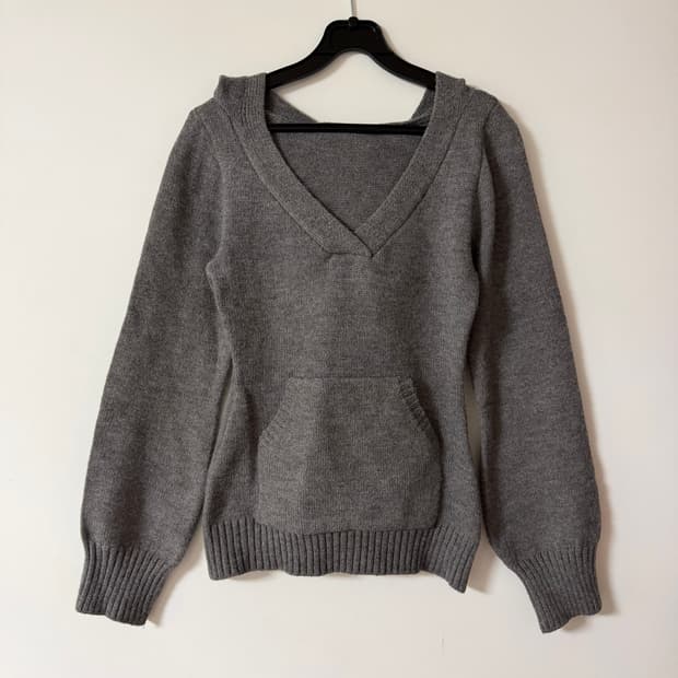 새상품 여자 니트 후드티