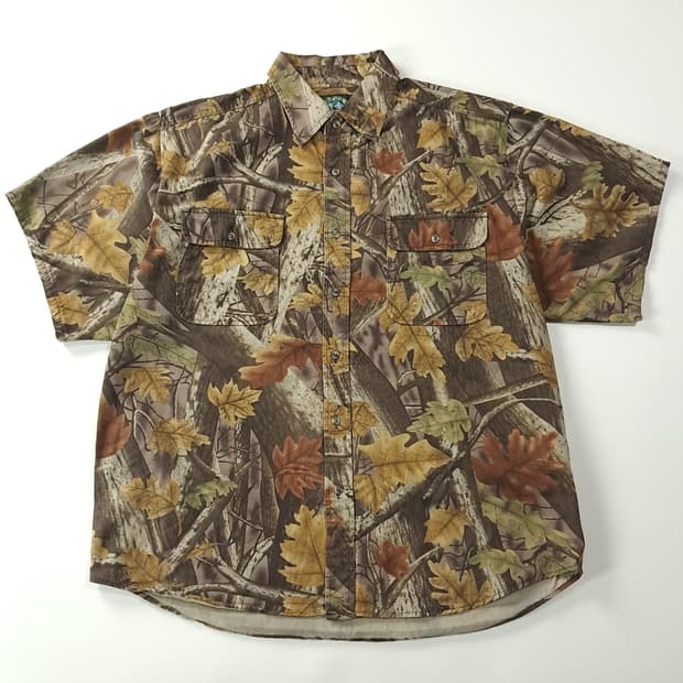 CK168 XL 마스터스포츠맨 90s 리얼트리카모 반팔 헌팅 셔츠 남방