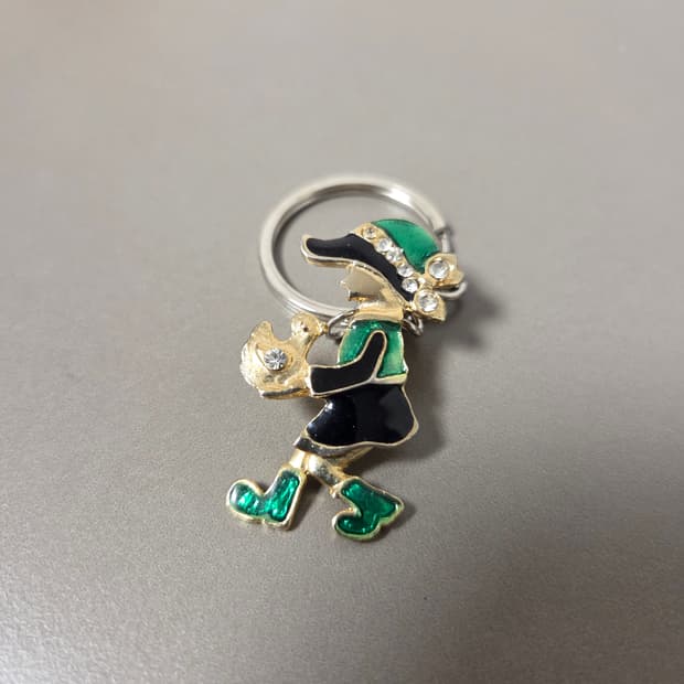 해외 빈티지 브로치 커스텀 키링