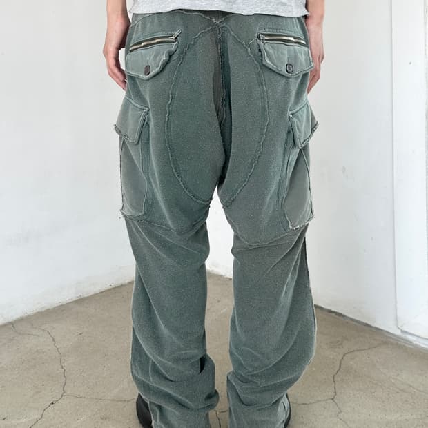 위즈 리미티드 bdu 스웻 카고 와이드 팬츠