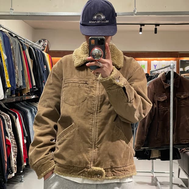 빈티지 코듀로이 쉐르파 자켓  