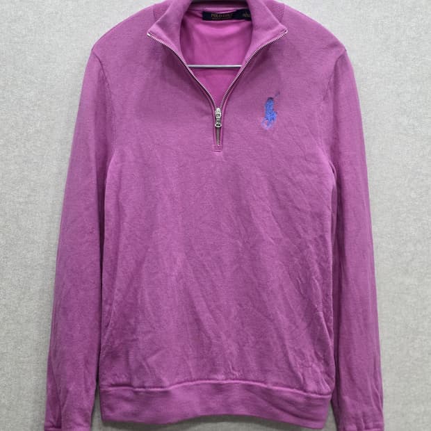 폴로랄프로렌 POLO GOLF 반집업  방풍 니트 울100 L라지