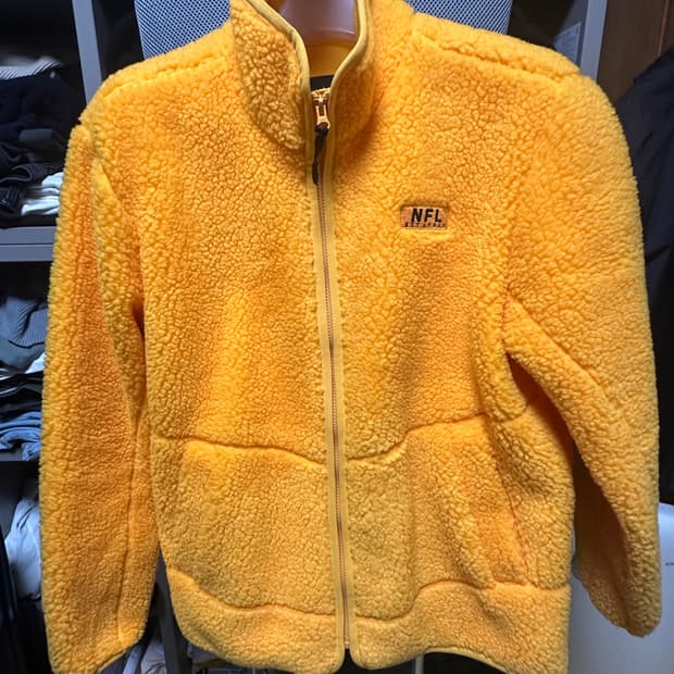 NFL 노랑 후리스